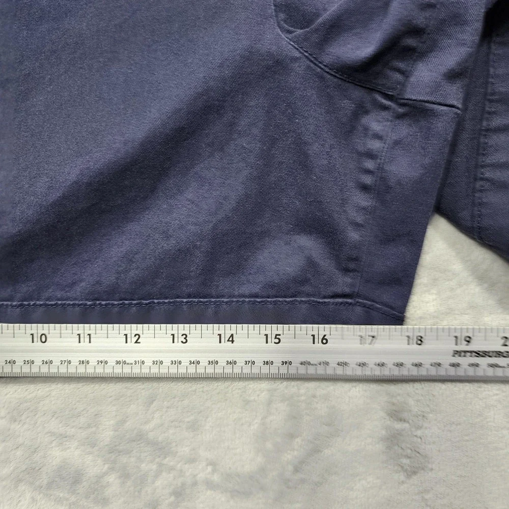 Lane Bryant Shorts‎ Womens 28 Blue Chino Twill Stretch Flat Front Casual Summer
